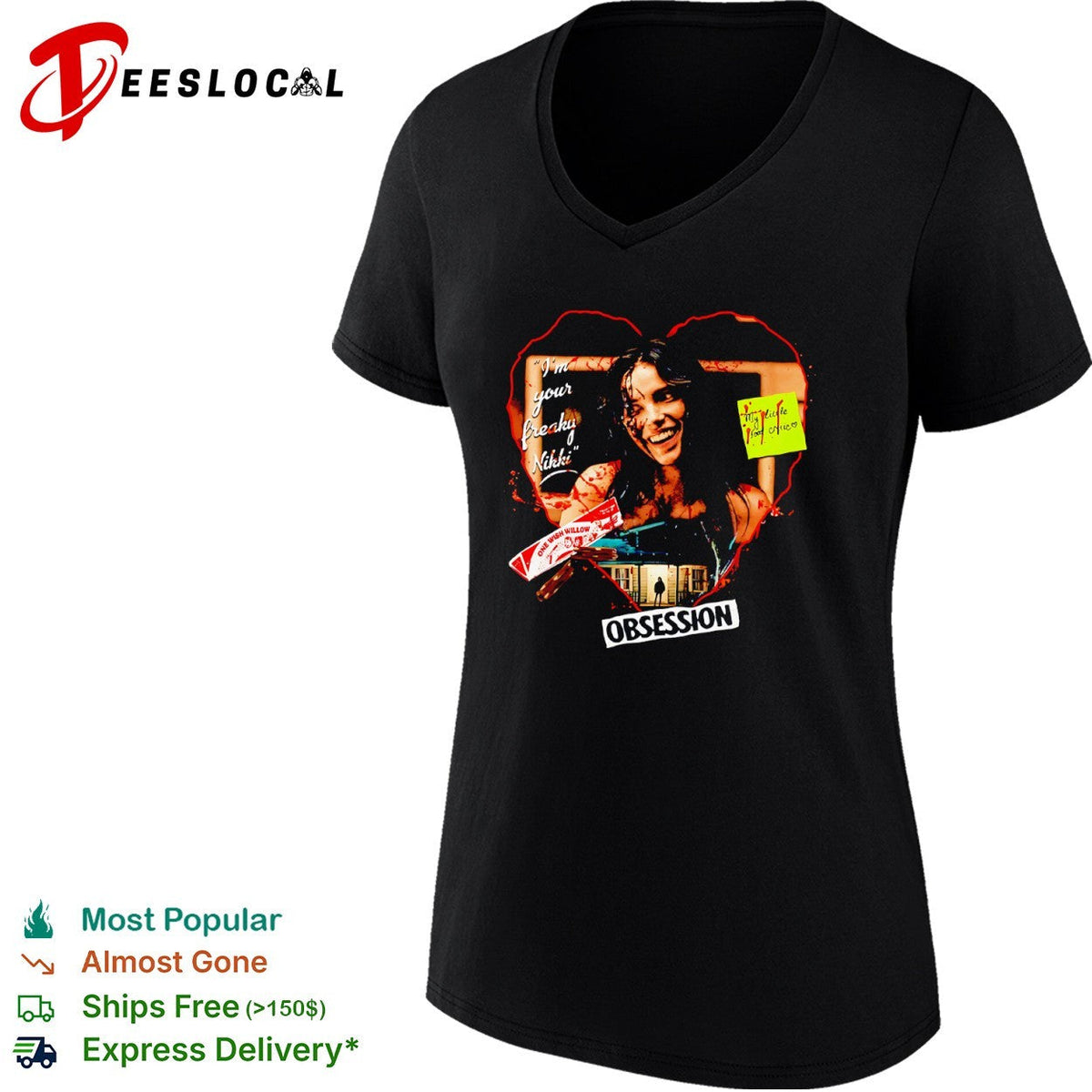 Nikki The Obsession I am your freaky Nikki My little food critic One Wish Willow shirt Unisex