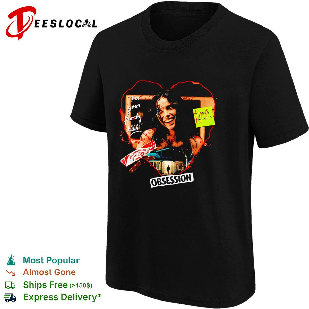 Nikki The Obsession I am your freaky Nikki My little food critic One Wish Willow shirt Unisex