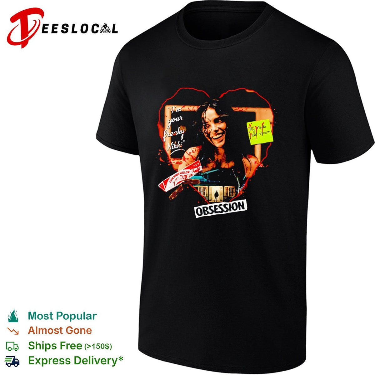 Nikki The Obsession I am your freaky Nikki My little food critic One Wish Willow shirt Unisex
