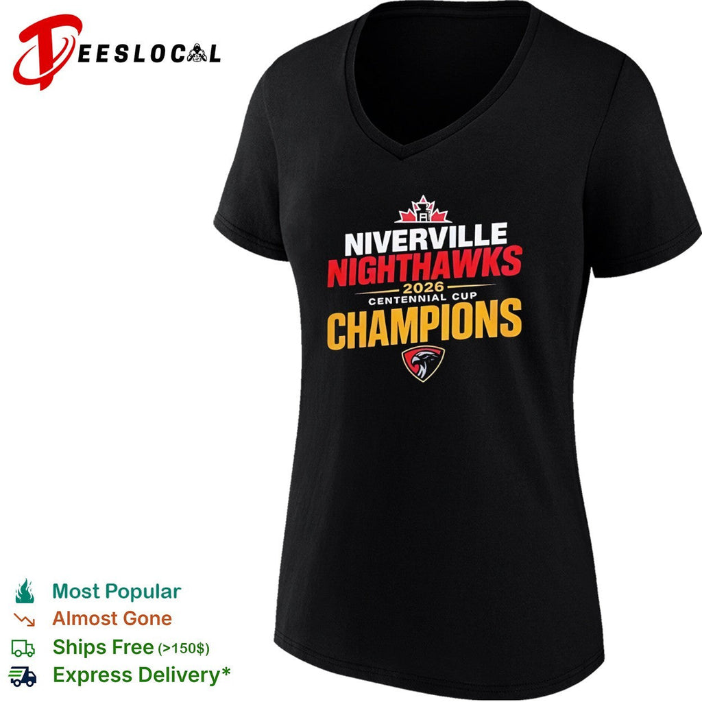 Niverville Nighthawks 2026 Centennial Cup Champions Hockey Tournament Winner shirt Unisex