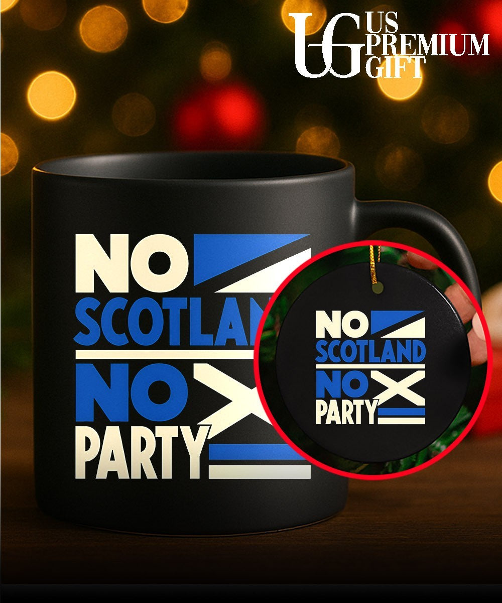 No Scotland No Party Scottish Football shirt Unisex