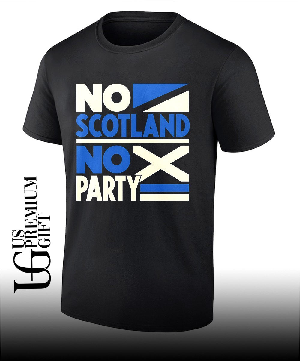 No Scotland No Party Scottish Football shirt Unisex