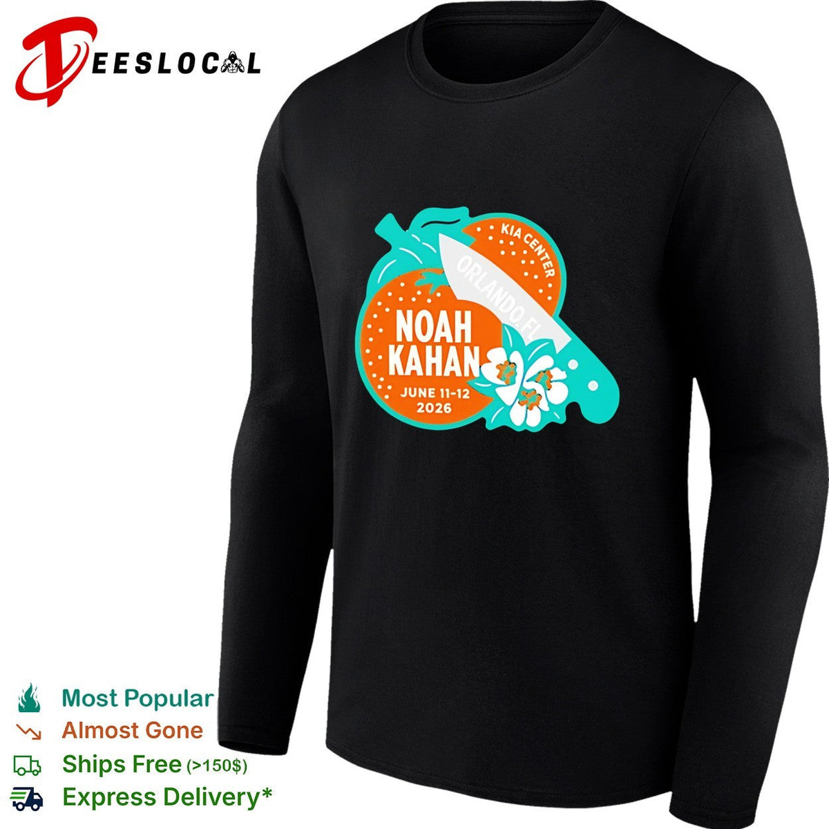 Noah Kahan Orlando FL June 12 2026 Event shirt Unisex