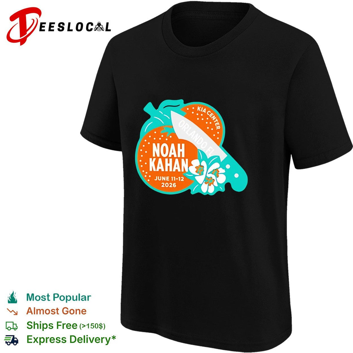 Noah Kahan Orlando FL June 12 2026 Event shirt Unisex
