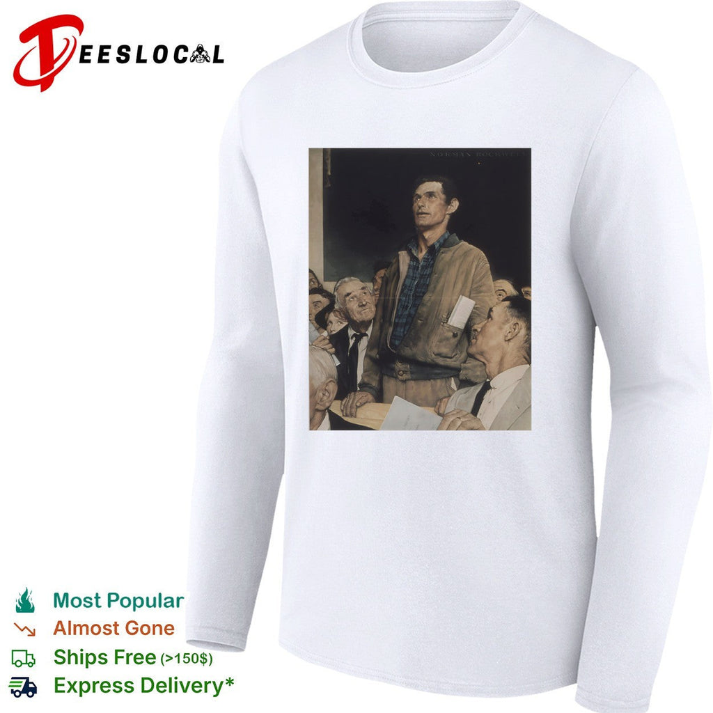 Norman Rockwell Four Freedoms Freedom of Speech est 1943 shirt Unisex