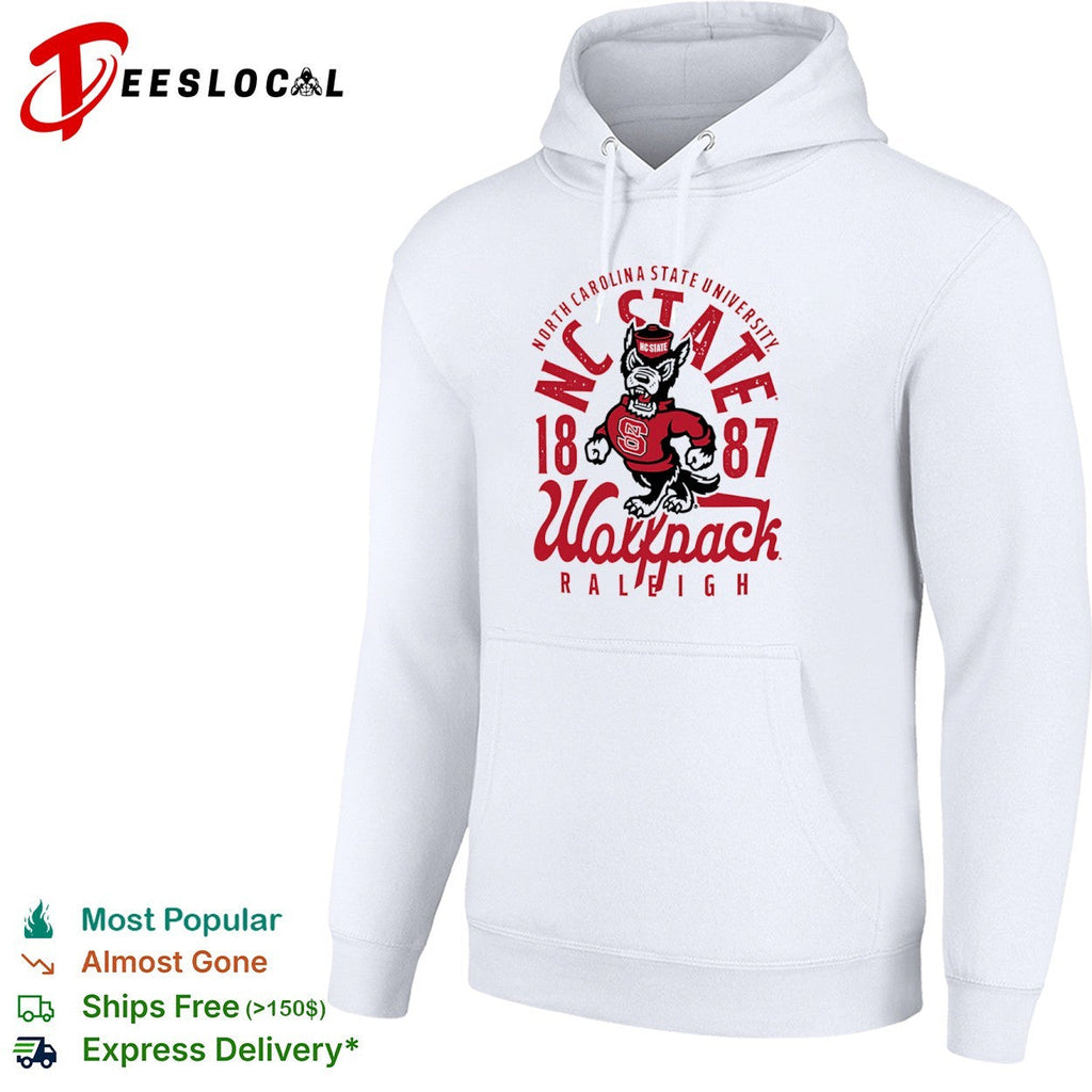 North Carolina State University Wolfpack 1887 Raleigh NC State Mascot Logo shirt Unisex