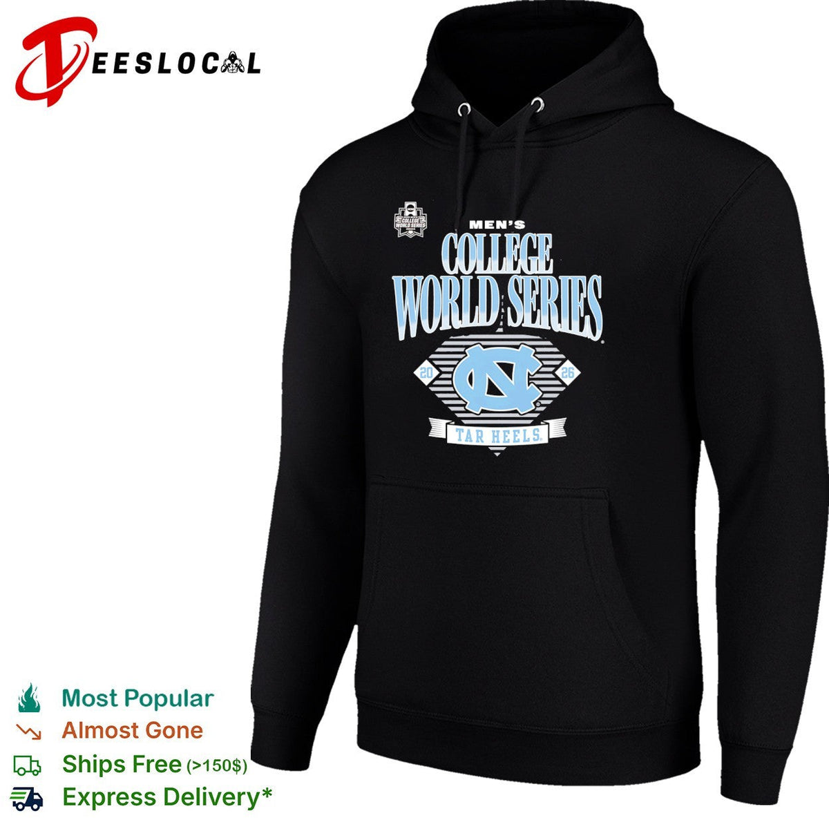 North Carolina Tar Heels College World Series 2026 Omaha NCAA championship shirt Unisex