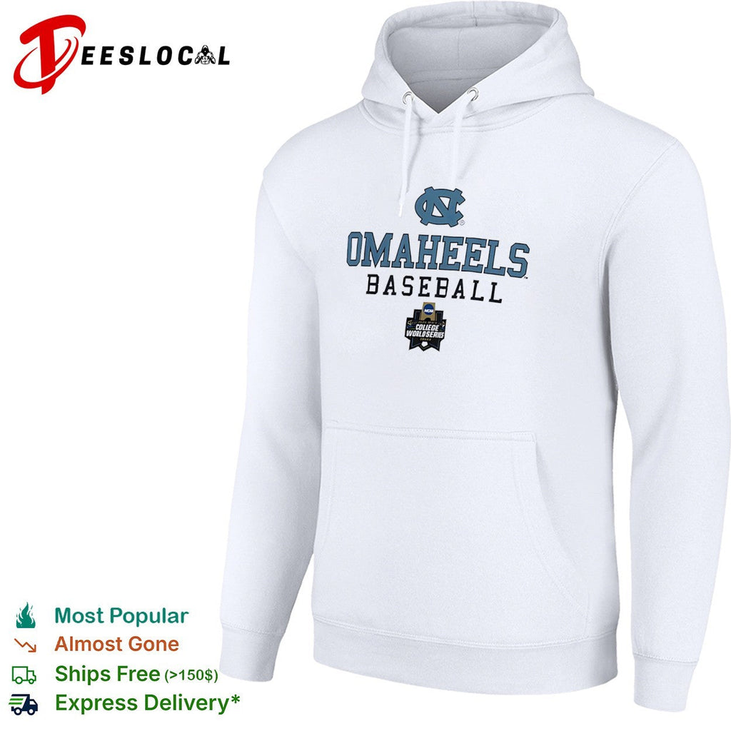 North Carolina Tar Heels OMAHEELS Baseball 2024 NCAA College World Series Omaha shirt Unisex