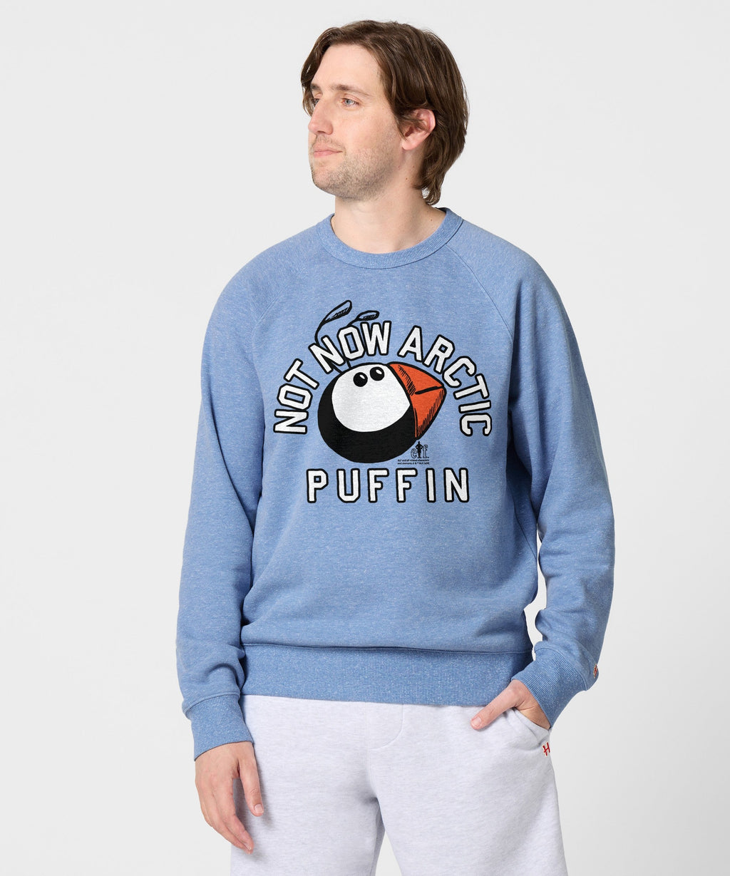 Not Now Arctic Puffin Crewneck Unisex