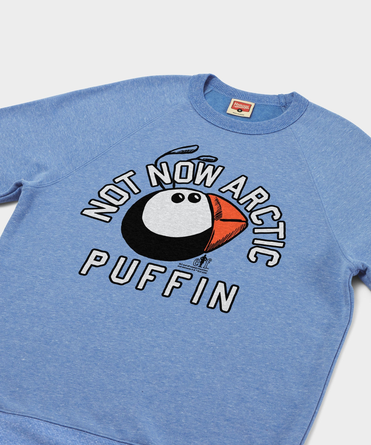 Not Now Arctic Puffin Crewneck Unisex