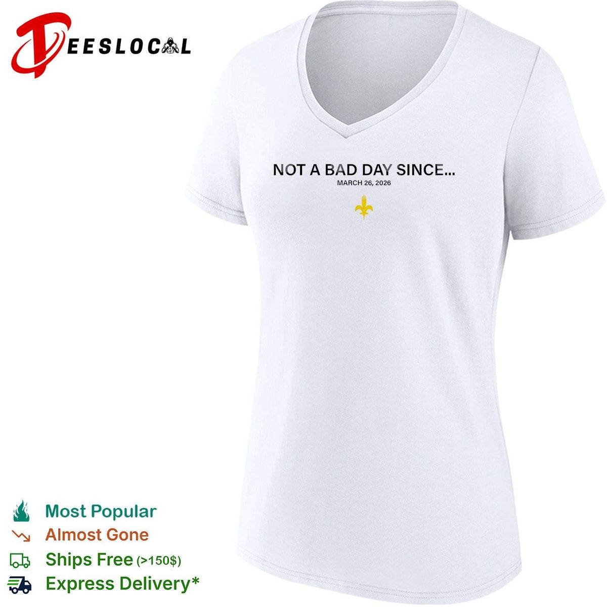 Not a bad day since March 26 2026 shirt Unisex