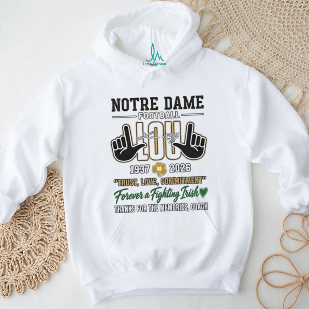 Notre Dame Fighting Irish Football Coach Lou Holtz shirt