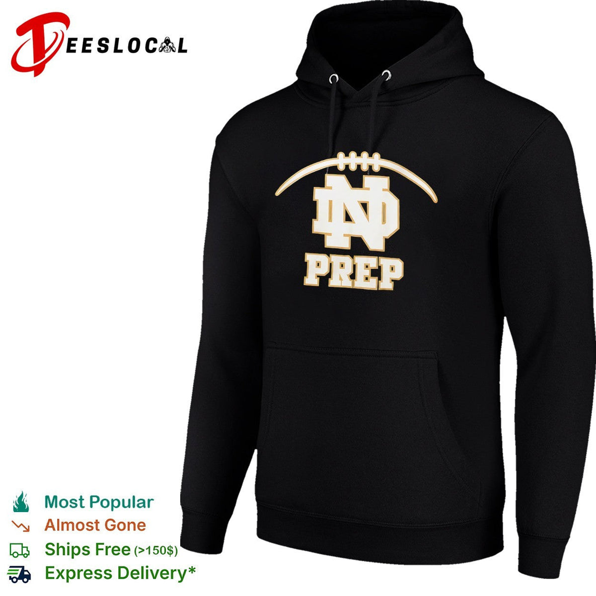 Notre Dame Fighting Irish Prep Football University shirt Unisex