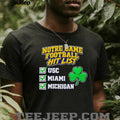 Notre Dame Football Hit List USC Miami Michigan shirt