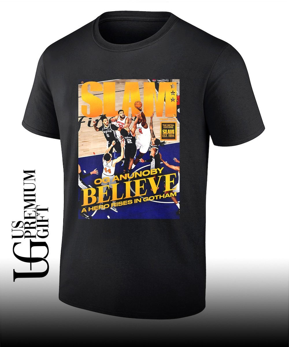 OG Anunoby Magazine Believe A Hero Rises In Gotham shirt Unisex