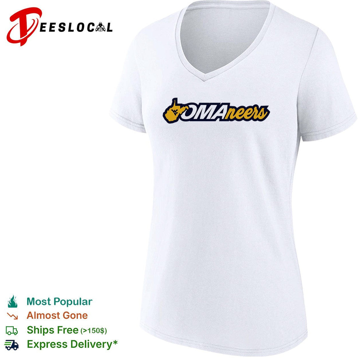 OMAneers West Virginia Mountaineers Sports shirt Unisex
