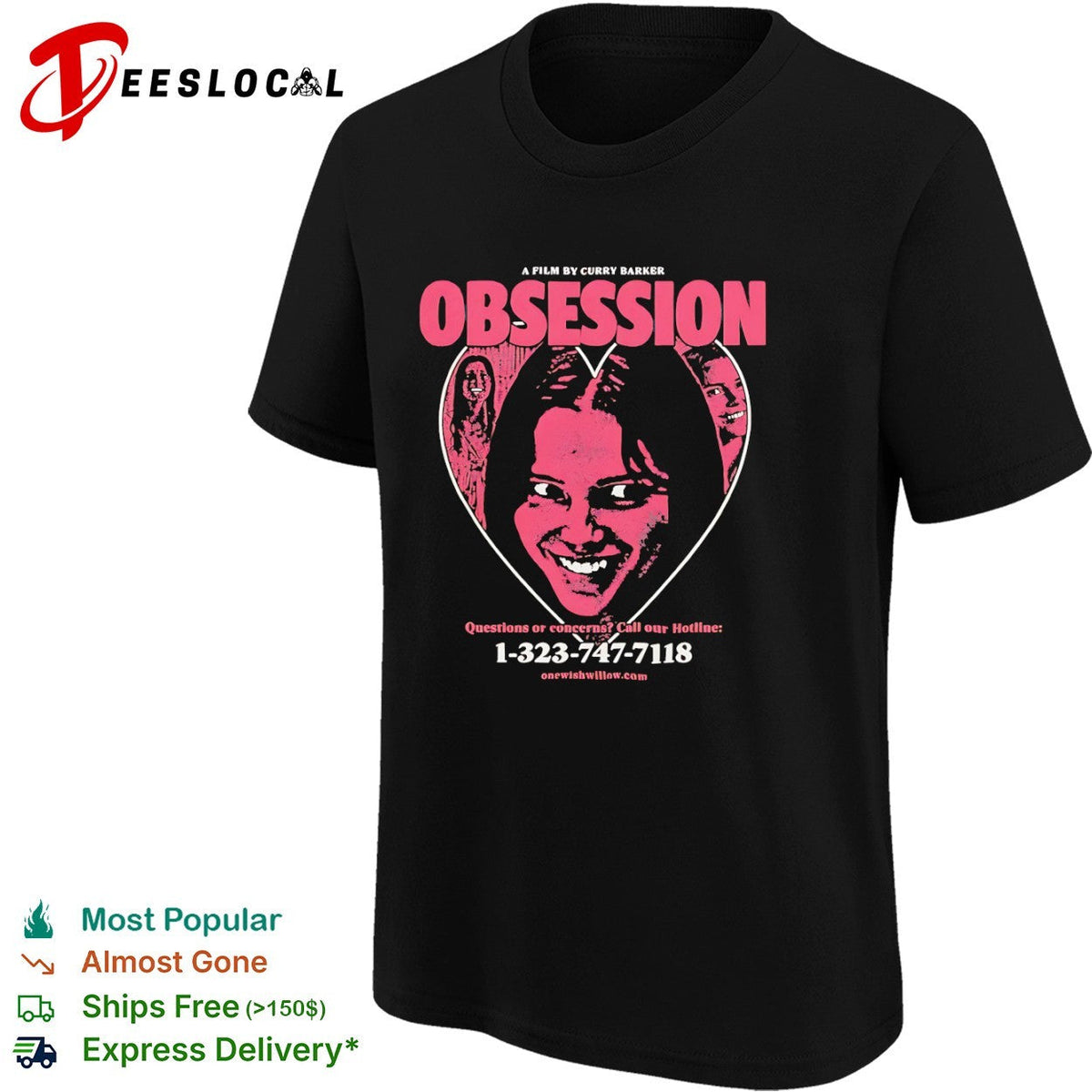 Obsession A Film by Curry Barker onewishwillow shirt Unisex