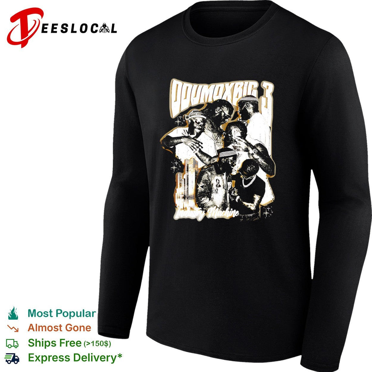 Odumodublvck 3 industry machine artist collage shirt Unisex