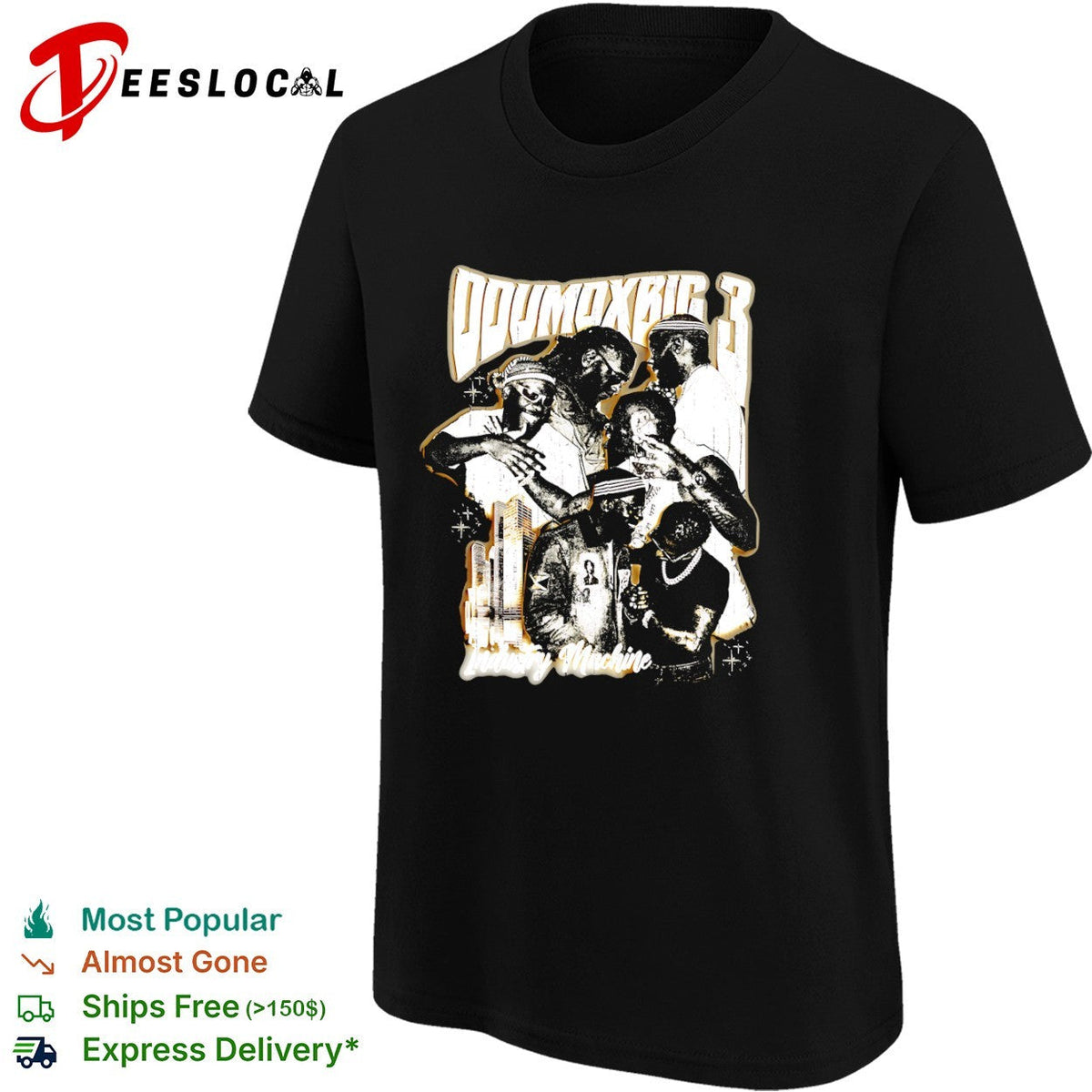 Odumodublvck 3 industry machine artist collage shirt Unisex