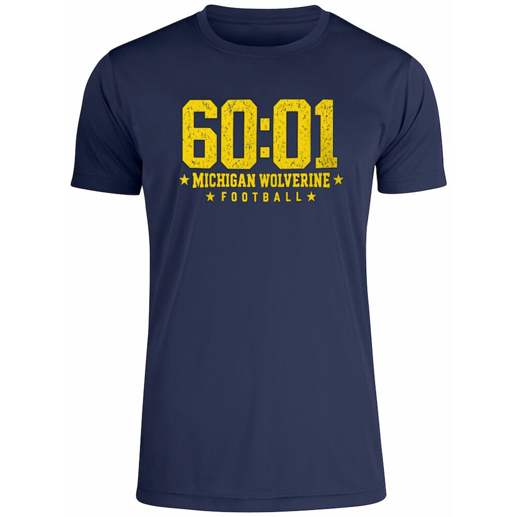 60 01 Michigan Wolverine Football Shirt