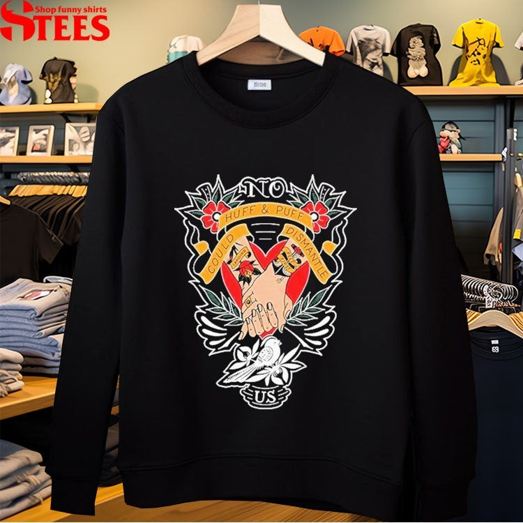 Bayside Huff And Puff Could Dismantle Landing Feet First Us Hands T-shirts