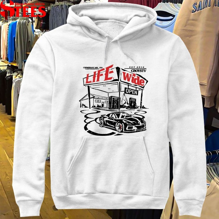 Cboystv Life Wide Open Cormorant MN USA C7-Store T-shirts