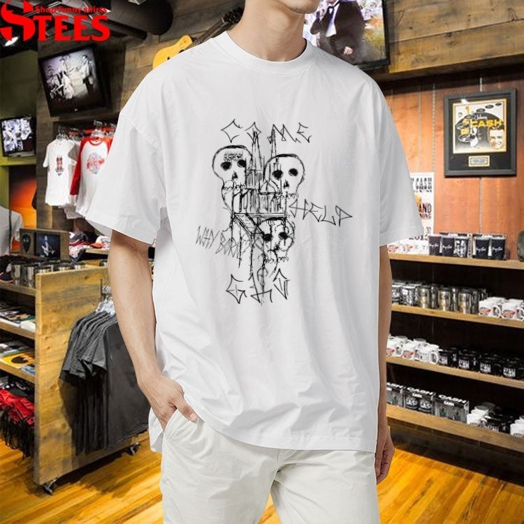 Comehelpglo Why Born Ghutta T-shirts