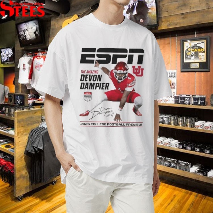 Devon Dampier ESPN The Amazing 2026 College Football Preview T-shirts