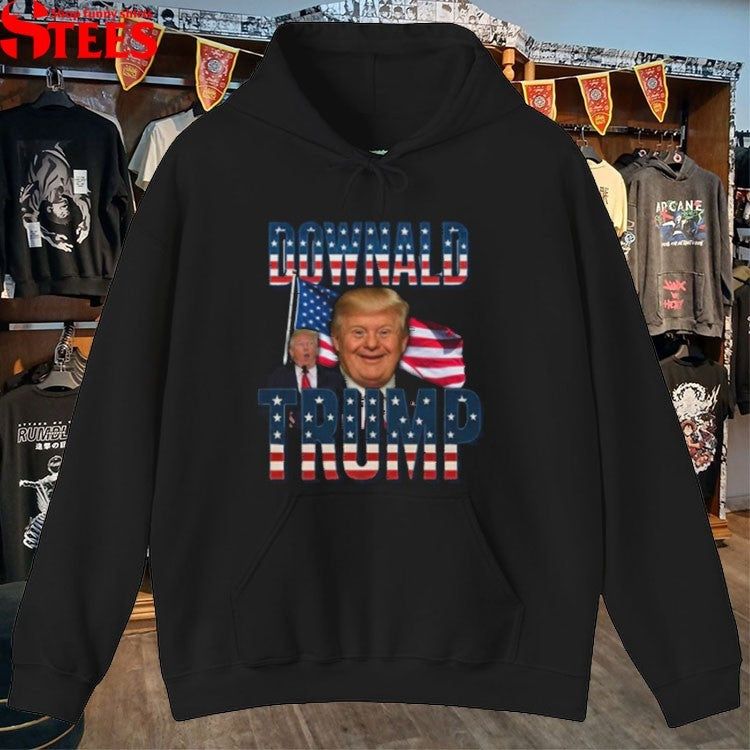 Donald Trump Downald American Flag T-Shirt