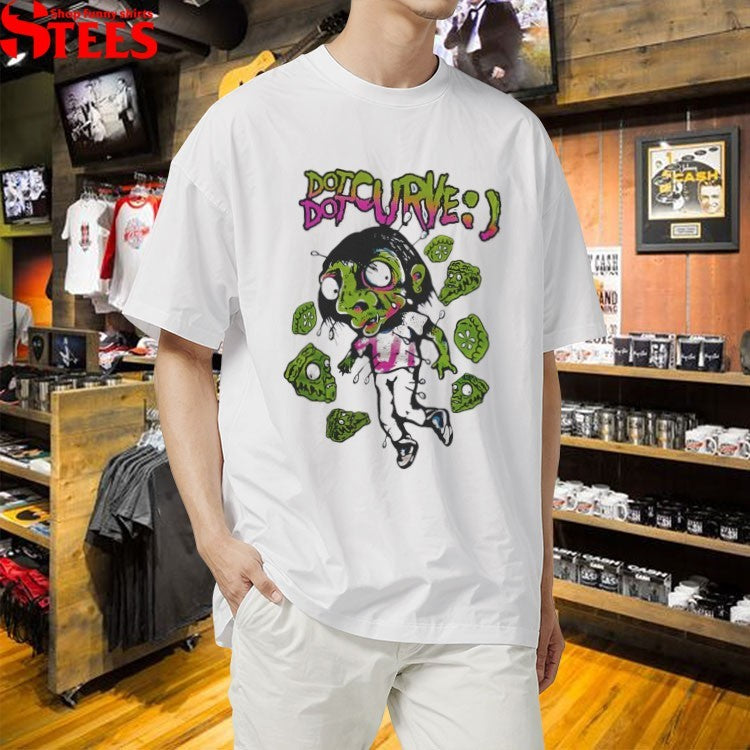 Dot Dot Curve Zombie Pie T-shirts