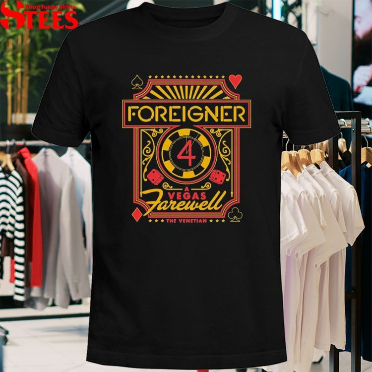 Foreigner 4 A Vegas Farewell The Venetian T-shirts