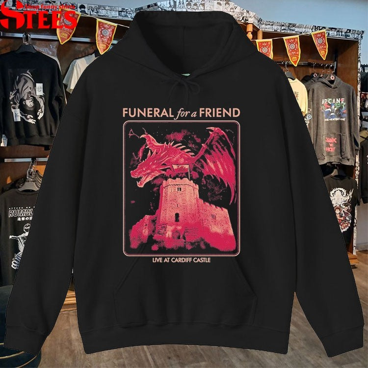 Funeral For A Friend Live At Cardiff Castle Dragon T-shirts