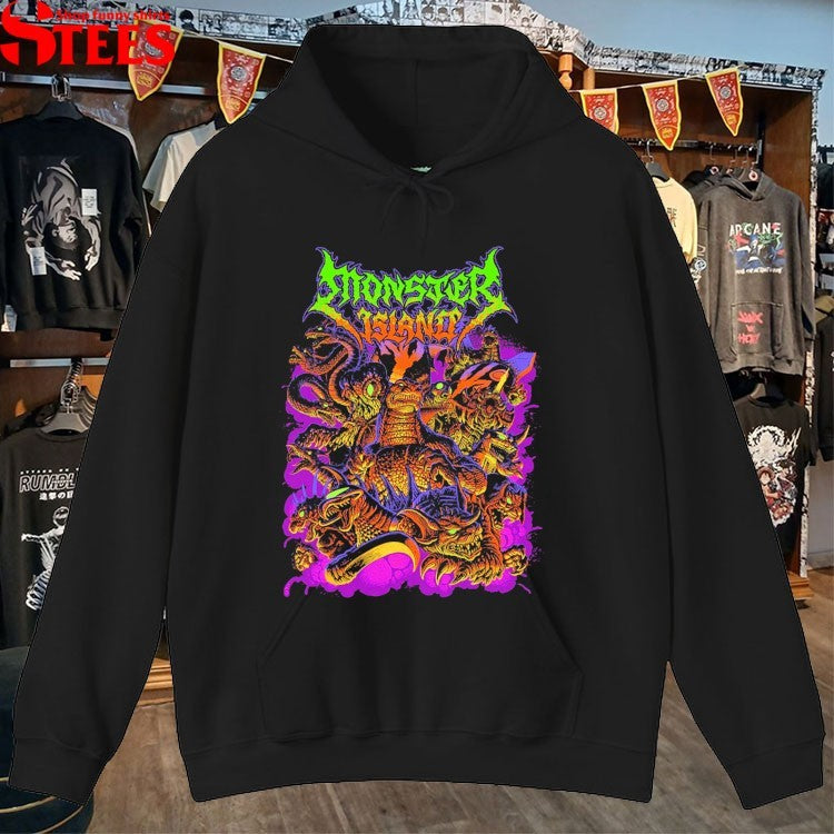 Godzilla Monster Island Metalcropolis T-shirts