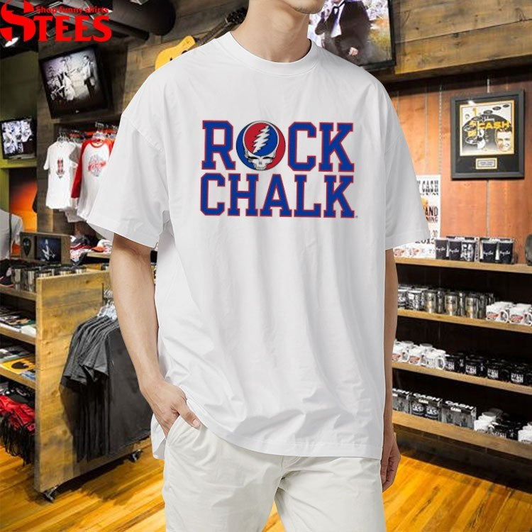 Kansas Jayhawks Grateful Dead Rock Chalk T-Shirt