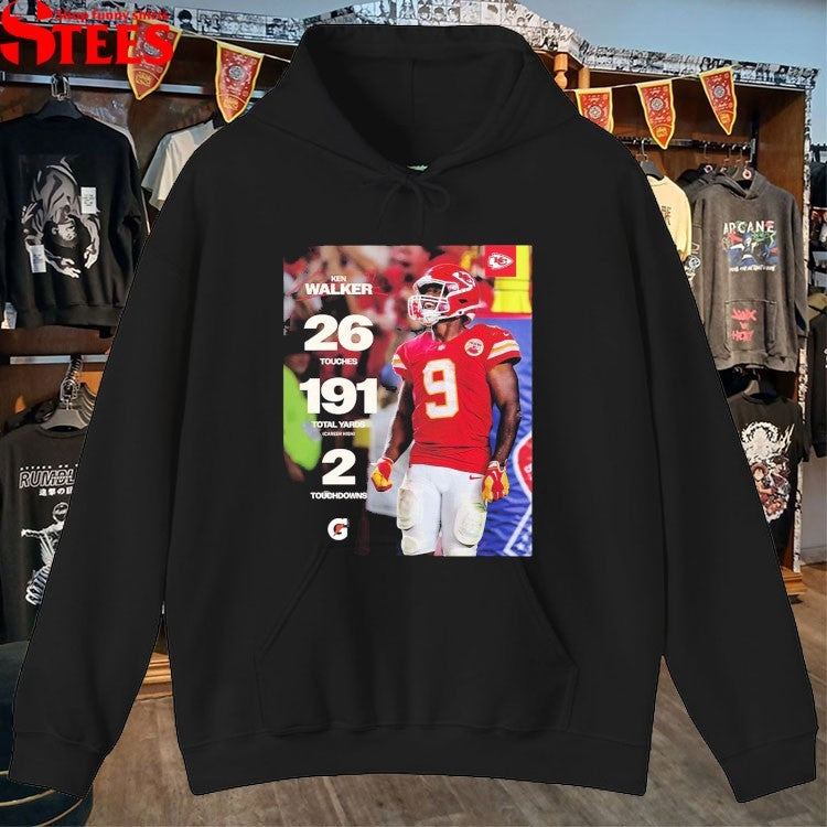 Kenneth Walker Kansas City Chiefs K9’s Kingdom Debut Game 2026 Stats T-shirts