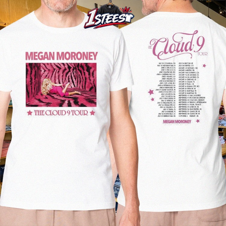 Megan Moroney The Cloud 9 Tour Merch Photo With Dates T-Shirt