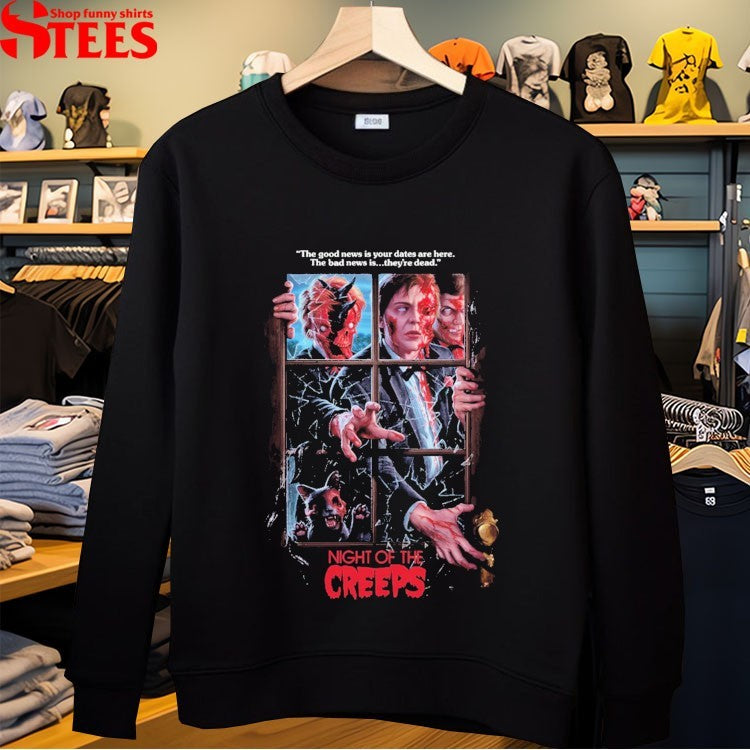Night Of The Creeps The Good News Is Your Dates Are Here The Bad News Is They’re Dead 40th Anniversary T-shirts