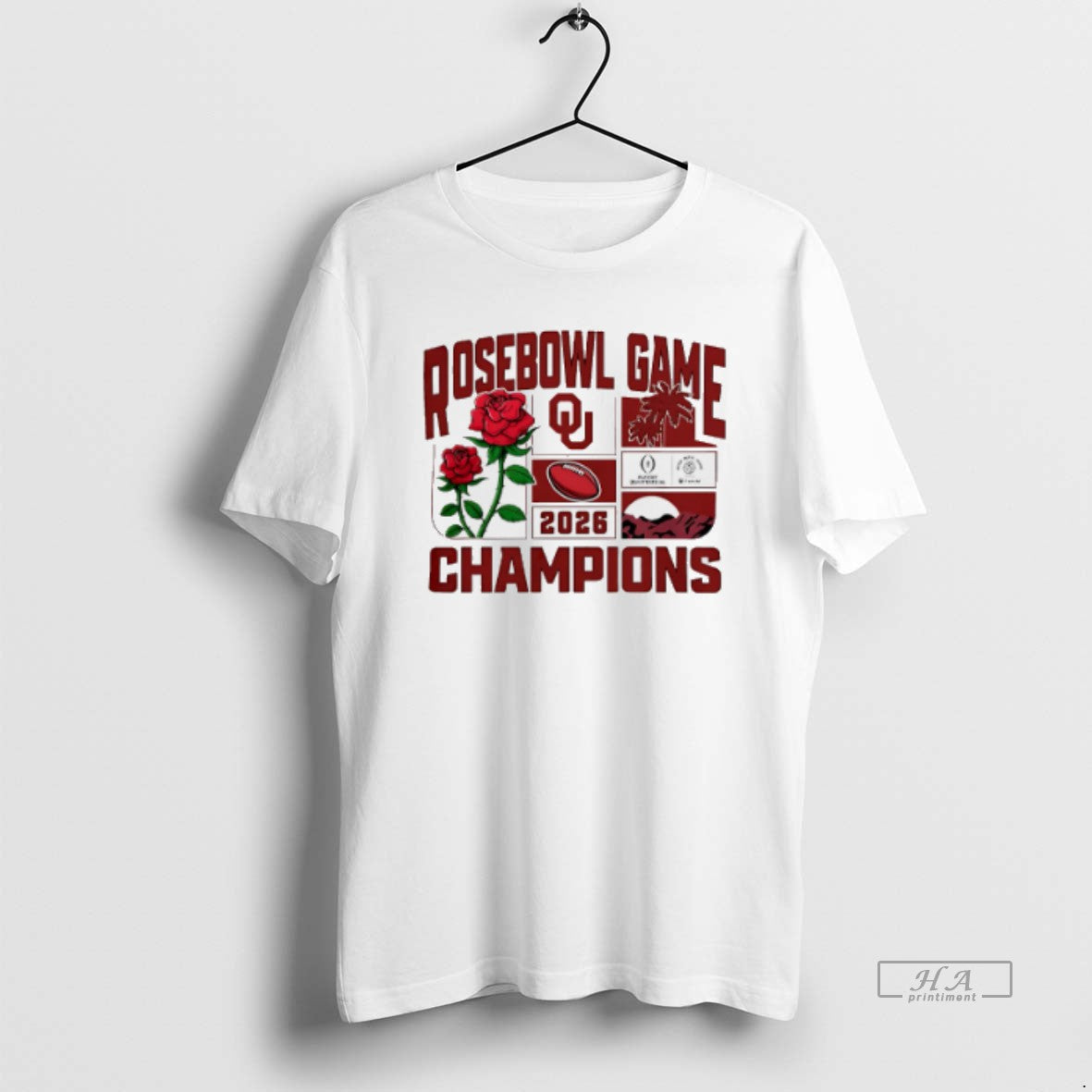 Official Oklahoma Football 2026 Rose Bowl Champions Classic Unisex