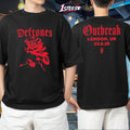 Outbreak Fest London UK Tour August 23 2026 Rose T-Shirts