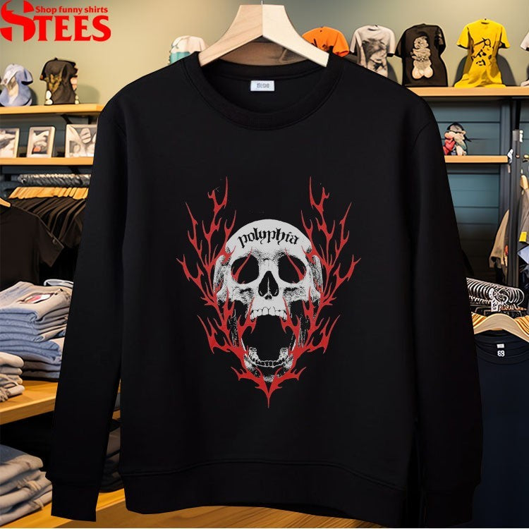 Polyphia Gnashing Teeth Skull T-Shirt
