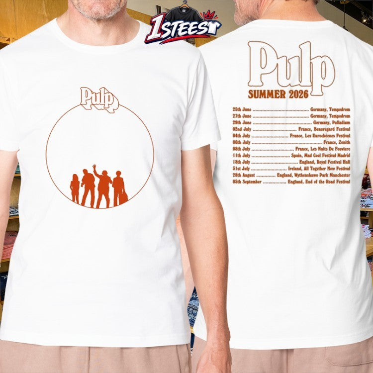 Pulp Summer 2026 Eu Tour T-shirts