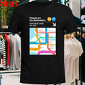 Seek Discomfort People Are The Destinations Serendipity Leads The Way T-shirts