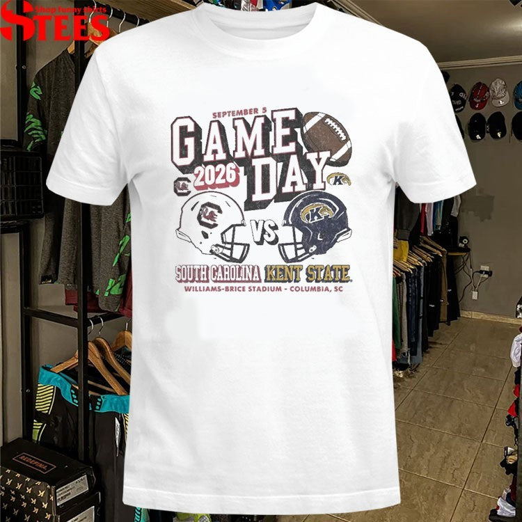 South Carolina Gamecocks Football vs Kent State Golden Flashes Gameday September 5 2026 Williams Brice Stadium Columbia SC T-shirts