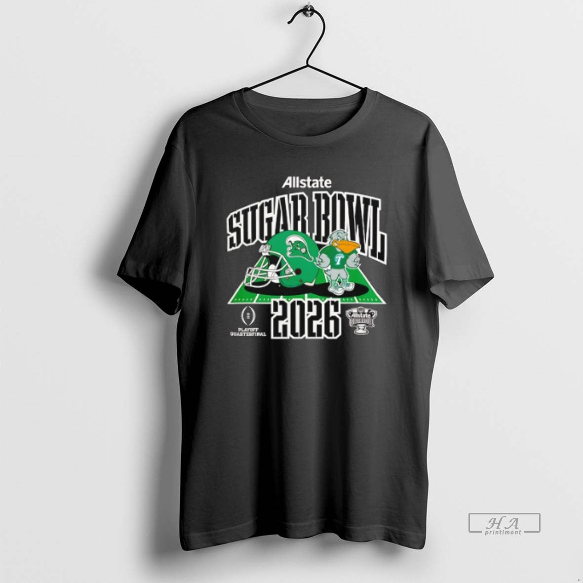 Official Tulane Green Wave Football 2026 Cfp Sugar Bowl Unisex