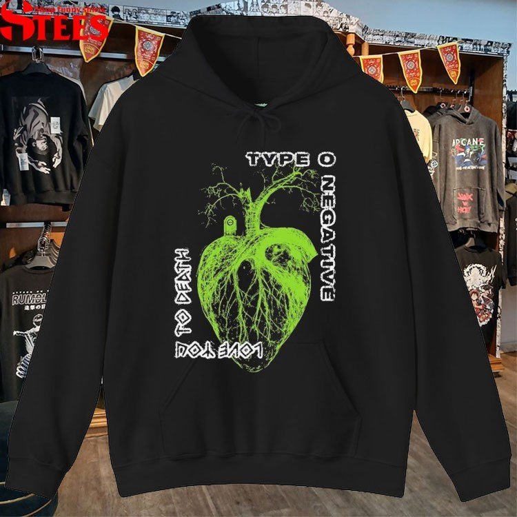 Type O Negative Love You To Death Heart T-shirts