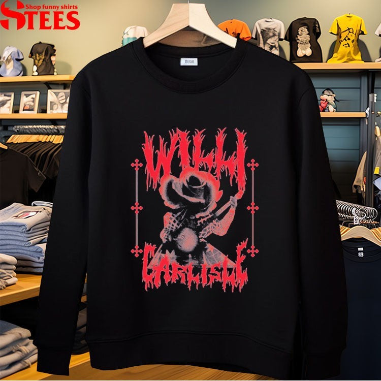 Willi Carlisle Rose Head T-shirts