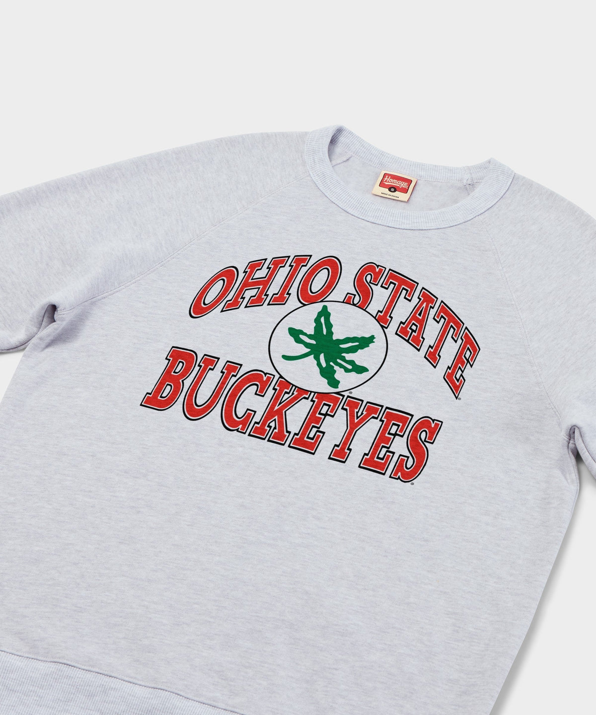 Ohio State Buckeye Leaf Arch Crewneck Unisex