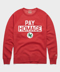 Ohio State Buckeye Leaf Pay Homage Crewneck Unisex