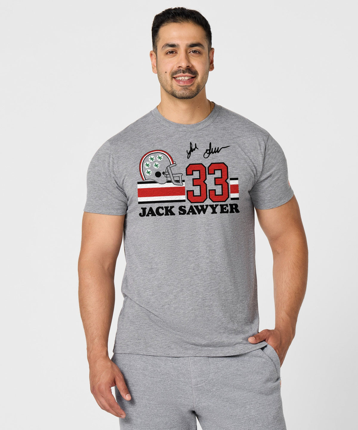 Ohio State Jack Sawyer Signature Jersey Unisex
