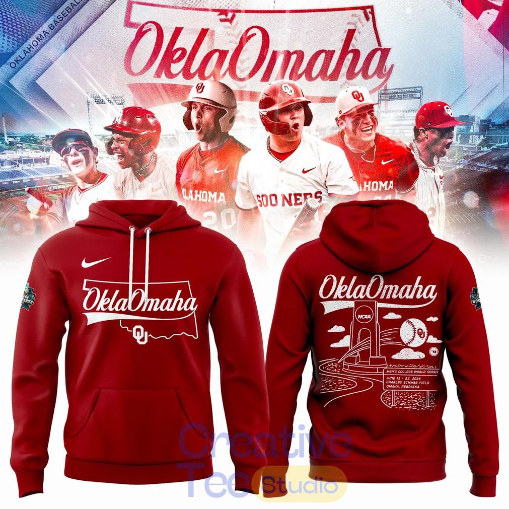 Oklahoma Baseball Omaha 2026 Men’s College World Series Tee Unisex